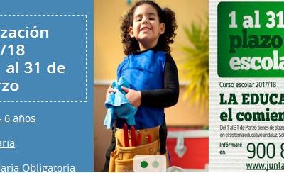 ESCOLARIZACIÓN CURSO 2017/2018
